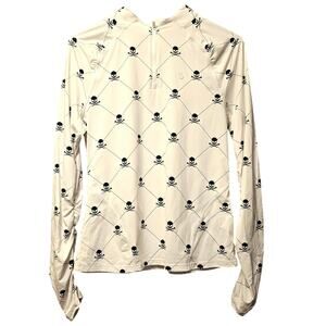 G/Fore crossbone skull long sleeve shirt womens medium